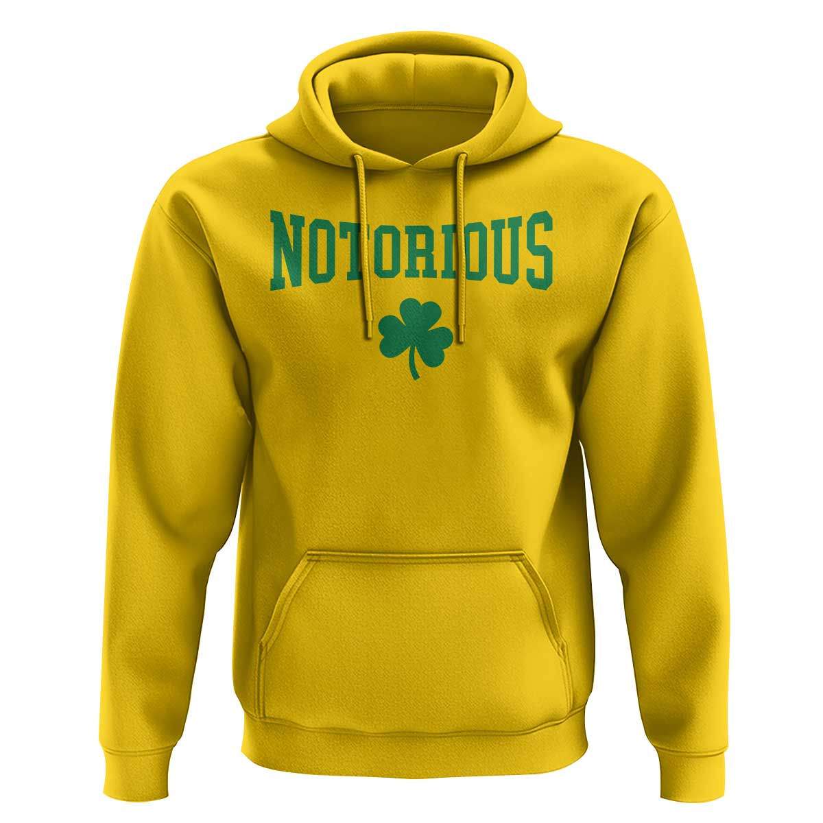 Irish Pride Boxing Fighting Notorious Hoodie Retro Shamrock Varsity Irish Lucky Clover Graphic