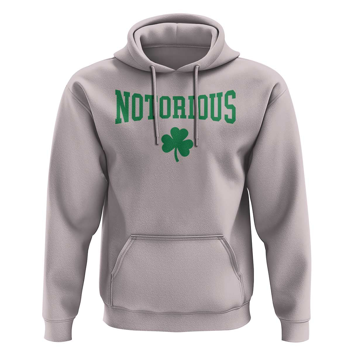 Irish Pride Boxing Fighting Notorious Hoodie Retro Shamrock Varsity Irish Lucky Clover Graphic