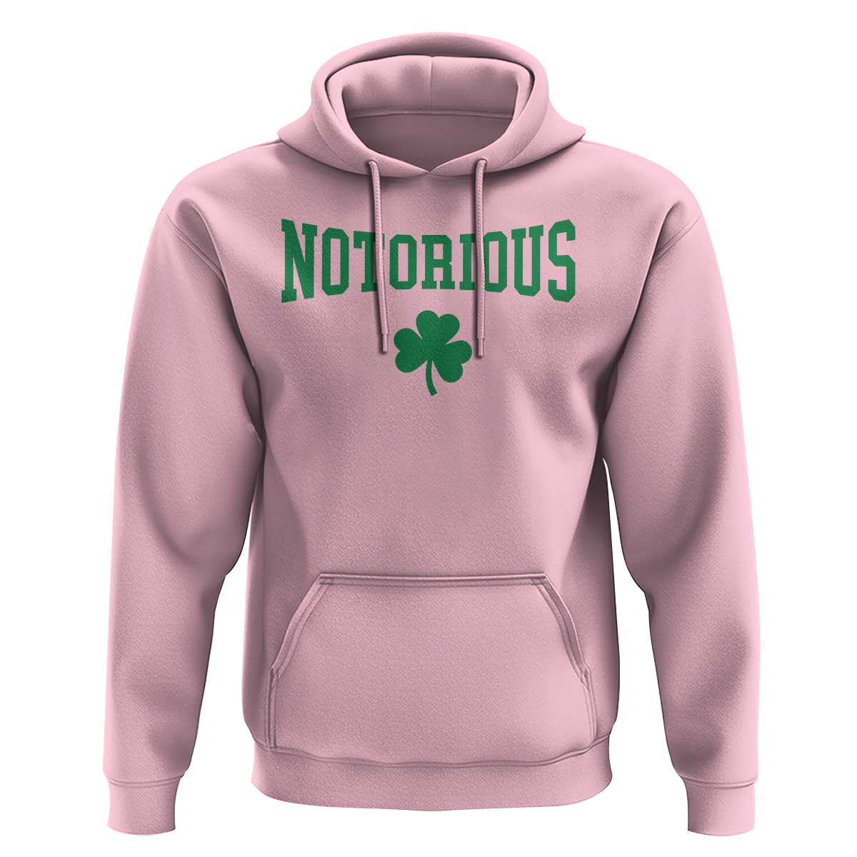 Irish Pride Boxing Fighting Notorious Hoodie Retro Shamrock Varsity Irish Lucky Clover Graphic