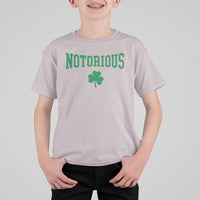 Irish Pride Boxing Fighting Notorious T Shirt For Kid Retro Shamrock Varsity Irish Lucky Clover Graphic