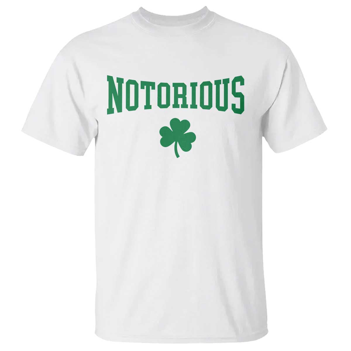 Irish Pride Boxing Fighting Notorious T Shirt Retro Shamrock Varsity Irish Lucky Clover Graphic