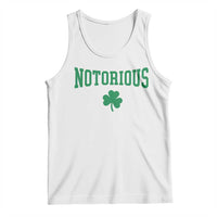 Irish Pride Boxing Fighting Notorious Tank Top Retro Shamrock Varsity Irish Lucky Clover Graphic
