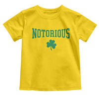 Irish Pride Boxing Fighting Notorious Toddler T Shirt Retro Shamrock Varsity Irish Lucky Clover Graphic