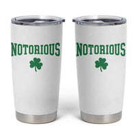 Irish Pride Boxing Fighting Notorious Tumbler Cup Retro Shamrock Varsity Irish Lucky Clover Graphic