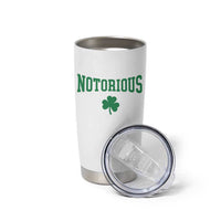 Irish Pride Boxing Fighting Notorious Tumbler Cup Retro Shamrock Varsity Irish Lucky Clover Graphic