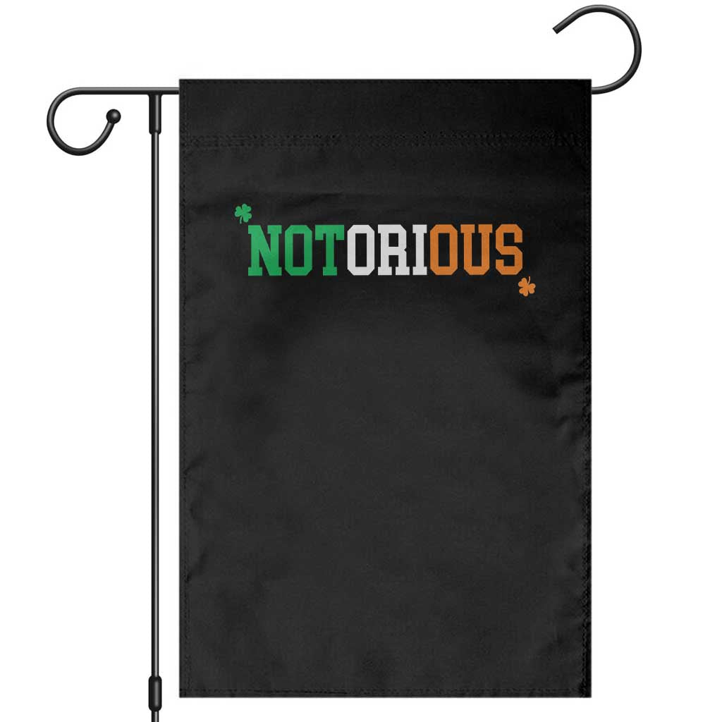 Irish Pride Boxing Fighting Notorious Garden Flag Irish Flag Lucky Shamrock Graphic
