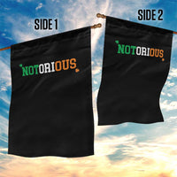 Irish Pride Boxing Fighting Notorious Garden Flag Irish Flag Lucky Shamrock Graphic
