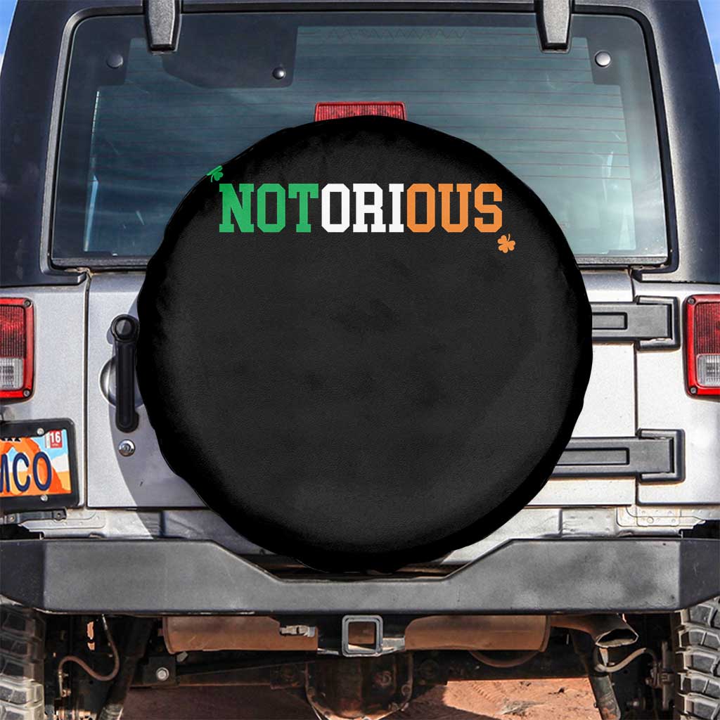 Irish Pride Boxing Fighting Notorious Spare Tire Cover Irish Flag Lucky Shamrock Graphic