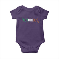 Irish Pride Boxing Fighting Notorious Baby Onesie Irish Flag Lucky Shamrock Graphic