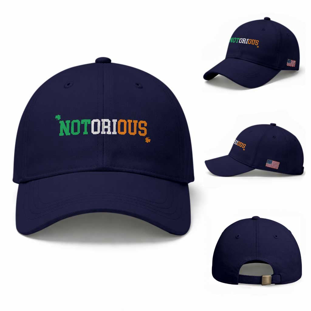 Irish Pride Boxing Fighting Notorious Baseball Cap Irish Flag Lucky Shamrock Graphic