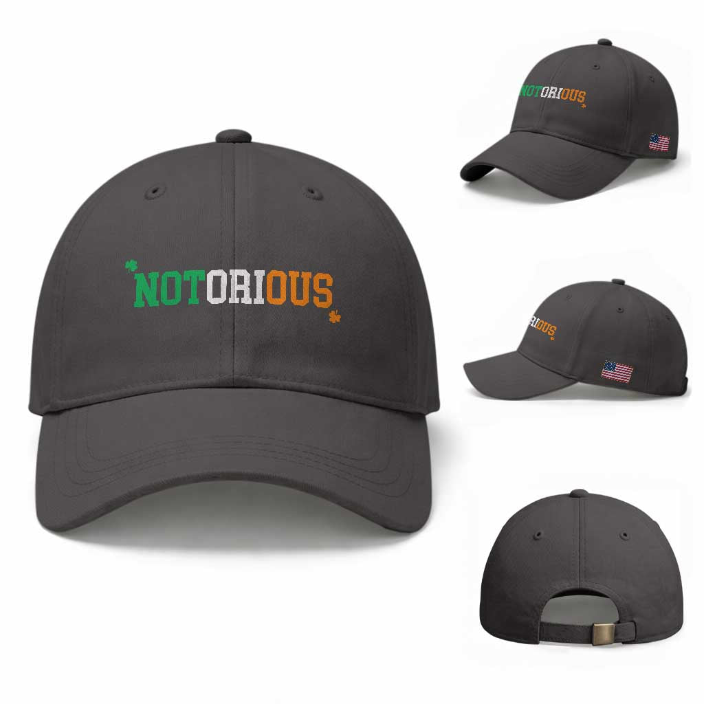 Irish Pride Boxing Fighting Notorious Baseball Cap Irish Flag Lucky Shamrock Graphic