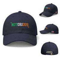 Irish Pride Boxing Fighting Notorious Baseball Cap Irish Flag Lucky Shamrock Graphic