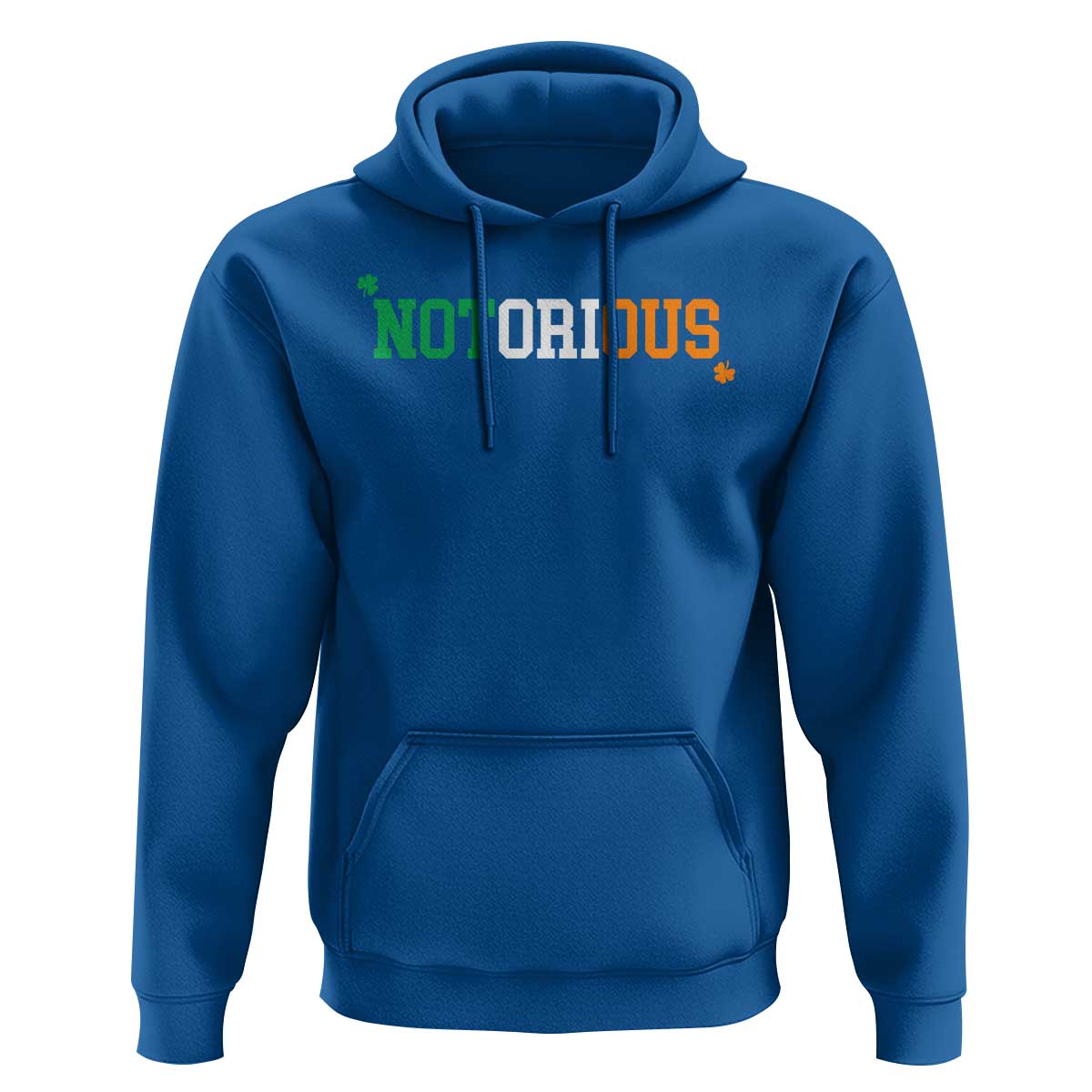 Irish Pride Boxing Fighting Notorious Hoodie Irish Flag Lucky Shamrock Graphic