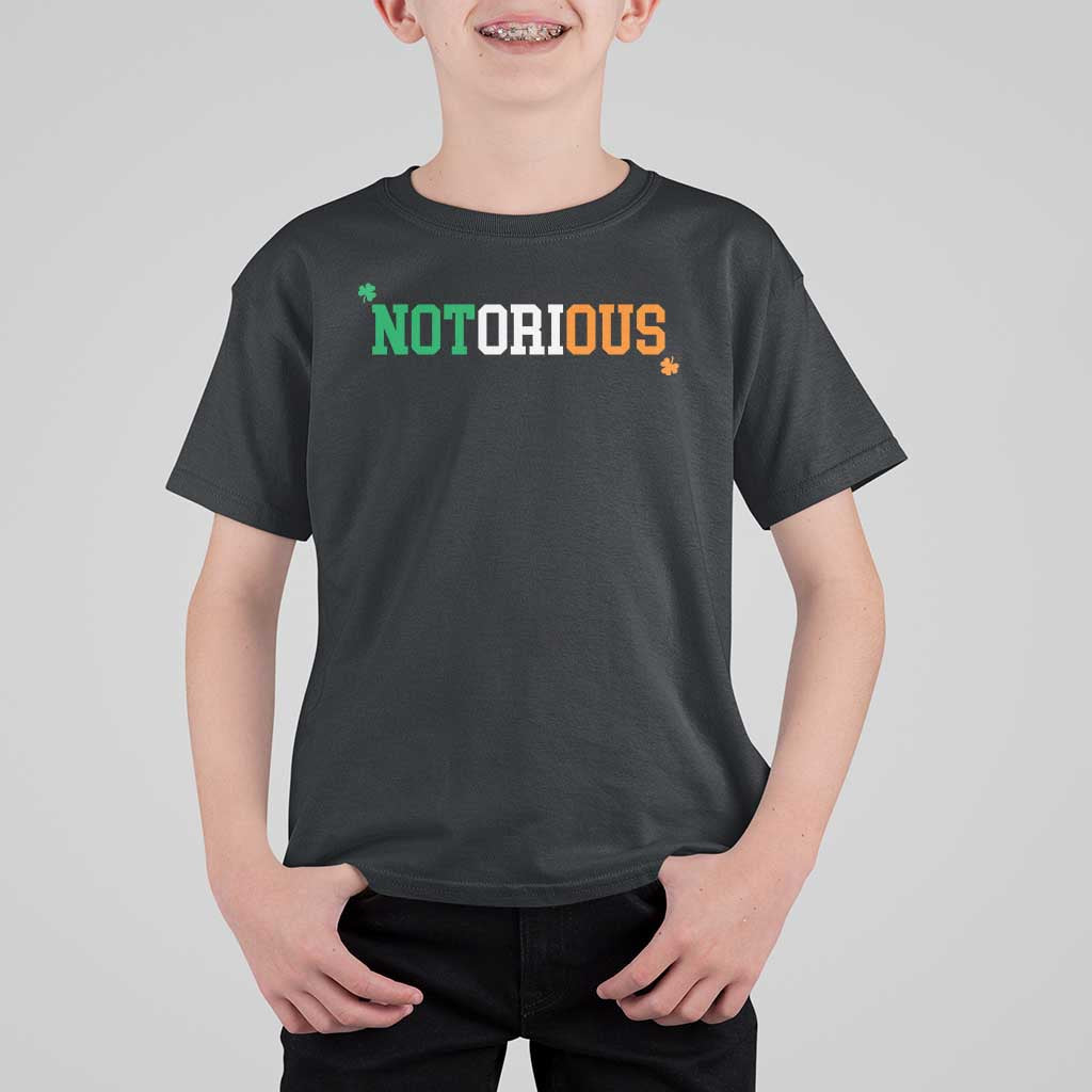Irish Pride Boxing Fighting Notorious T Shirt For Kid Irish Flag Lucky Shamrock Graphic