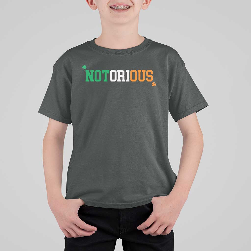 Irish Pride Boxing Fighting Notorious T Shirt For Kid Irish Flag Lucky Shamrock Graphic