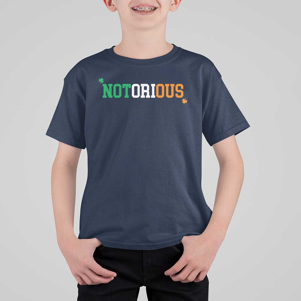 Irish Pride Boxing Fighting Notorious T Shirt For Kid Irish Flag Lucky Shamrock Graphic