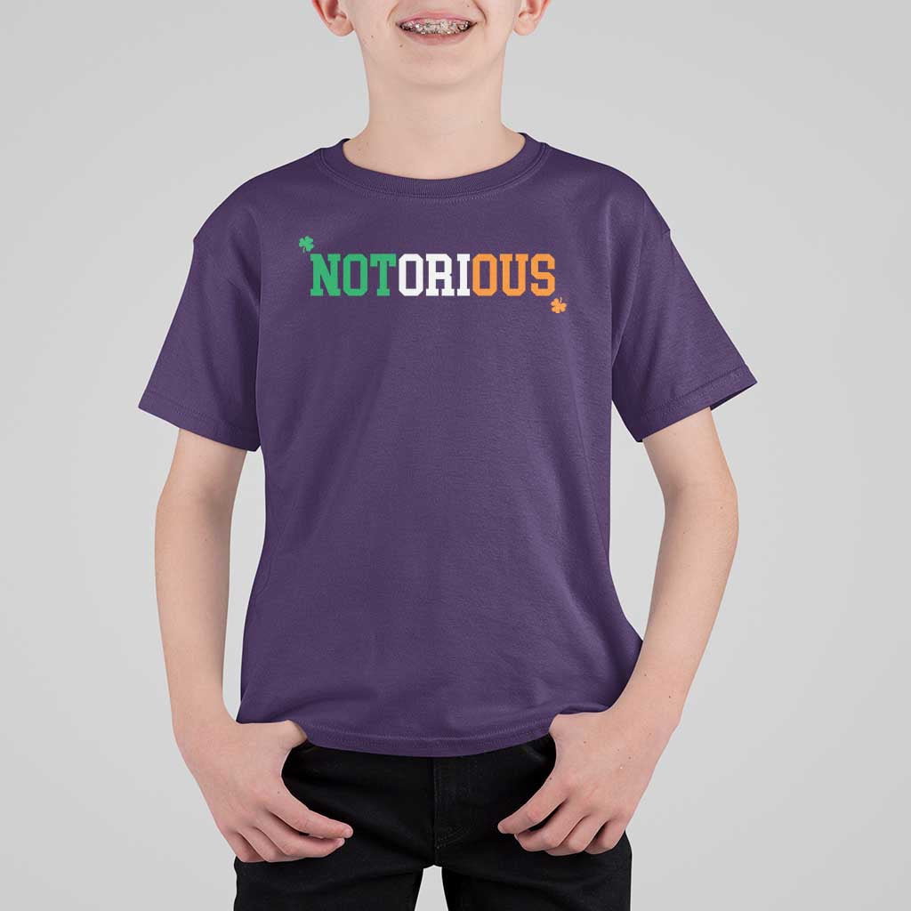 Irish Pride Boxing Fighting Notorious T Shirt For Kid Irish Flag Lucky Shamrock Graphic