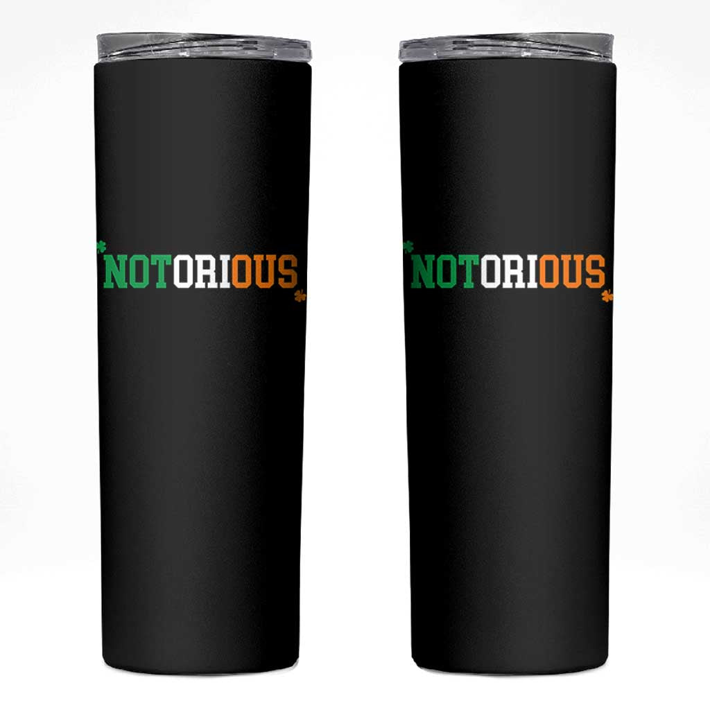 Irish Pride Boxing Fighting Notorious Skinny Tumbler Irish Flag Lucky Shamrock Graphic