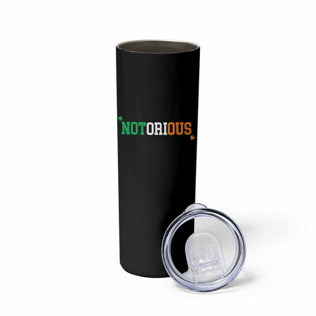 Irish Pride Boxing Fighting Notorious Skinny Tumbler Irish Flag Lucky Shamrock Graphic