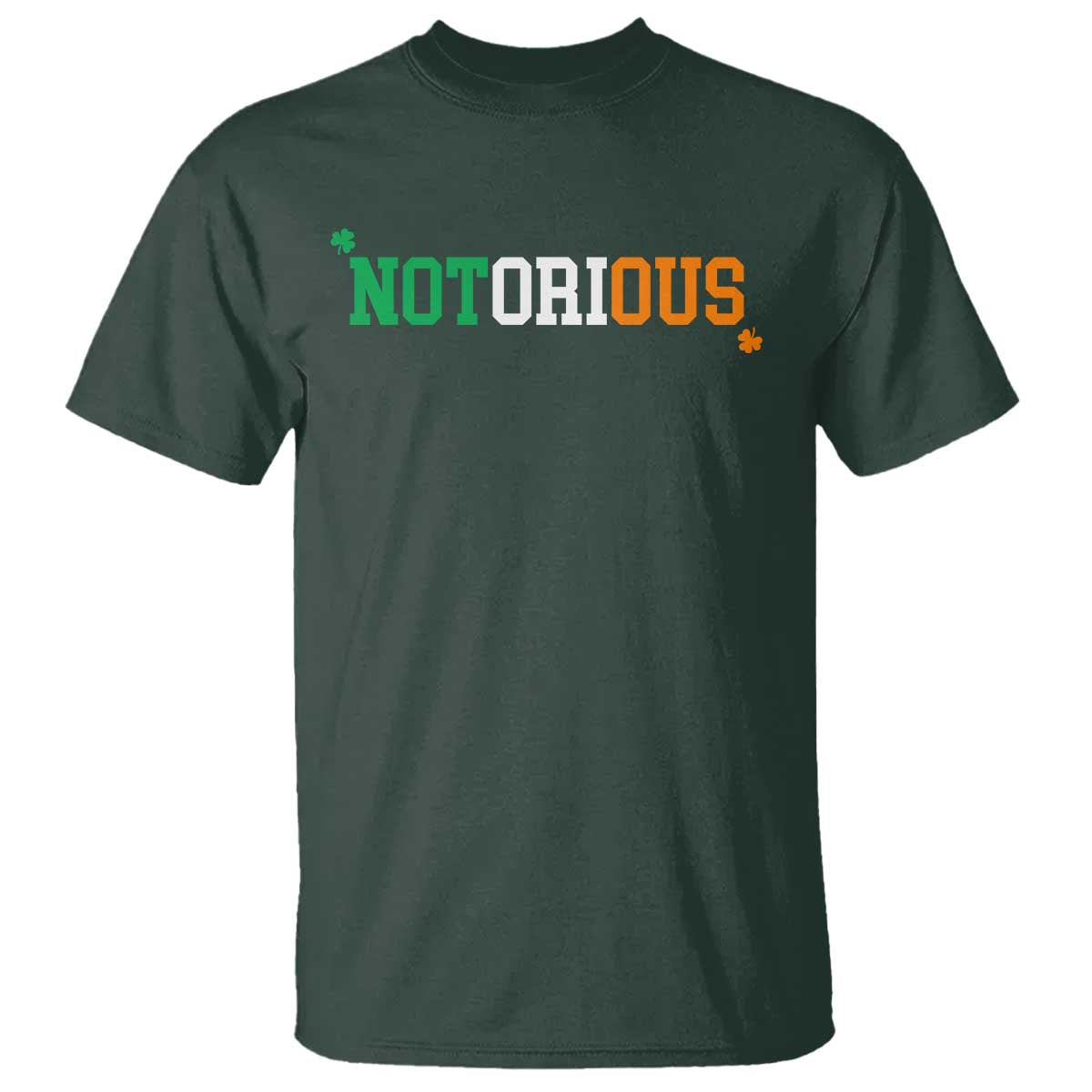 Irish Pride Boxing Fighting Notorious T Shirt Irish Flag Lucky Shamrock Graphic