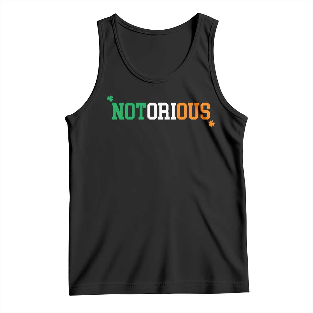 Irish Pride Boxing Fighting Notorious Tank Top Irish Flag Lucky Shamrock Graphic