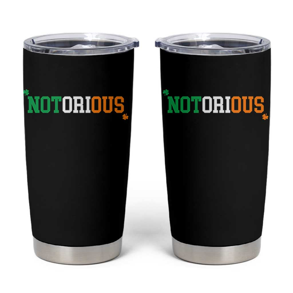 Irish Pride Boxing Fighting Notorious Tumbler Cup Irish Flag Lucky Shamrock Graphic