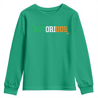 Irish Pride Boxing Fighting Notorious Youth Sweatshirt Irish Flag Lucky Shamrock Graphic