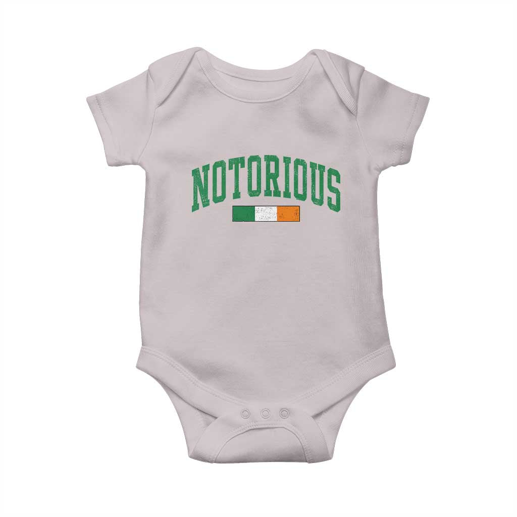 Vintage Irish Flag Notorious Baby Onesie Boxing Fans