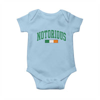 Vintage Irish Flag Notorious Baby Onesie Boxing Fans