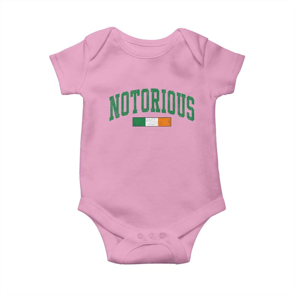 Vintage Irish Flag Notorious Baby Onesie Boxing Fans