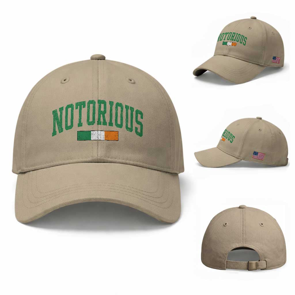 Vintage Irish Flag Notorious Baseball Cap Boxing Fans