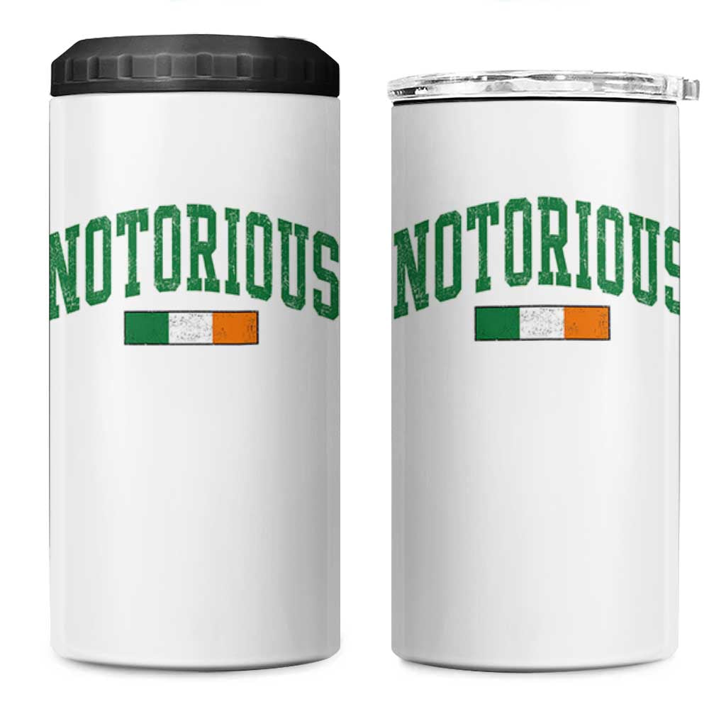 Vintage Irish Flag Notorious 4 in 1 Can Cooler Tumbler Boxing Fans