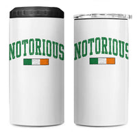Vintage Irish Flag Notorious 4 in 1 Can Cooler Tumbler Boxing Fans