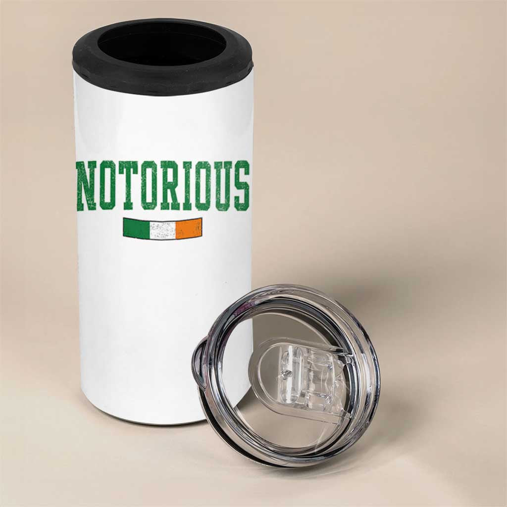 Vintage Irish Flag Notorious 4 in 1 Can Cooler Tumbler Boxing Fans