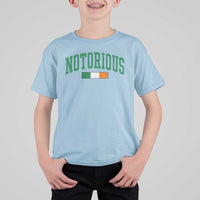 Vintage Irish Flag Notorious T Shirt For Kid Boxing Fans
