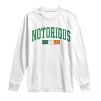 Vintage Irish Flag Notorious Long Sleeve Shirt Boxing Fans