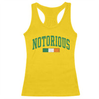 Vintage Irish Flag Notorious Racerback Tank Top Boxing Fans