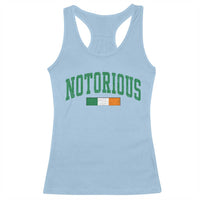Vintage Irish Flag Notorious Racerback Tank Top Boxing Fans