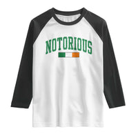 Vintage Irish Flag Notorious Raglan Shirt Boxing Fans