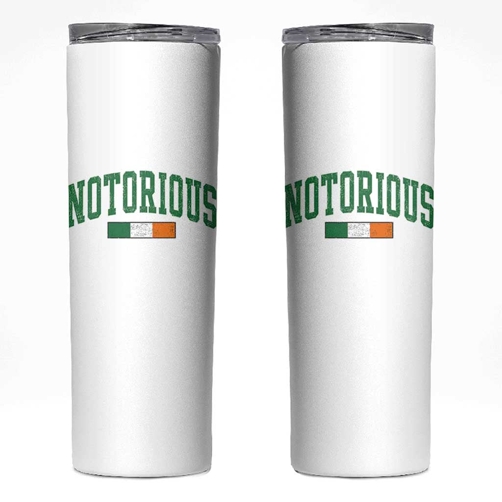 Vintage Irish Flag Notorious Skinny Tumbler Boxing Fans