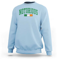Vintage Irish Flag Notorious Sweatshirt Boxing Fans