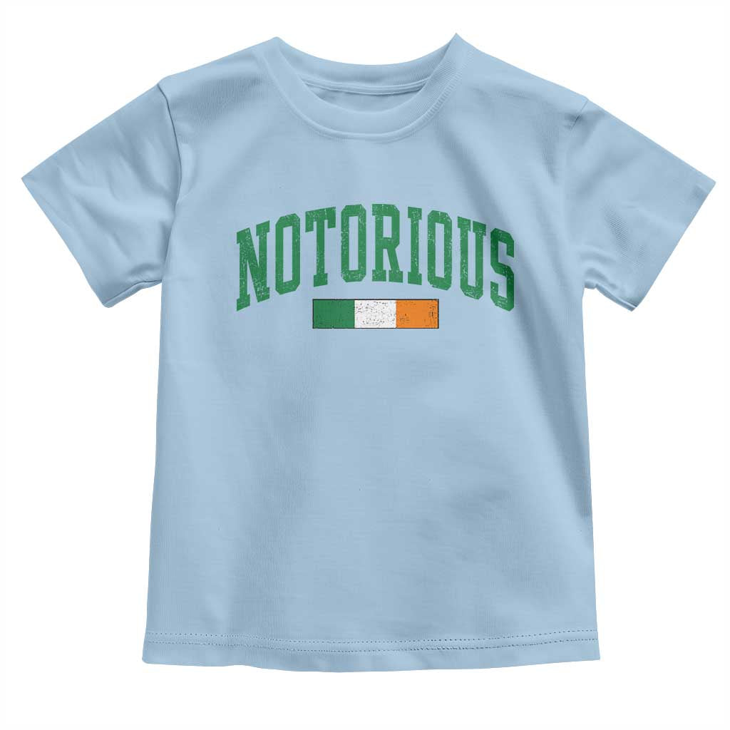 Vintage Irish Flag Notorious Toddler T Shirt Boxing Fans