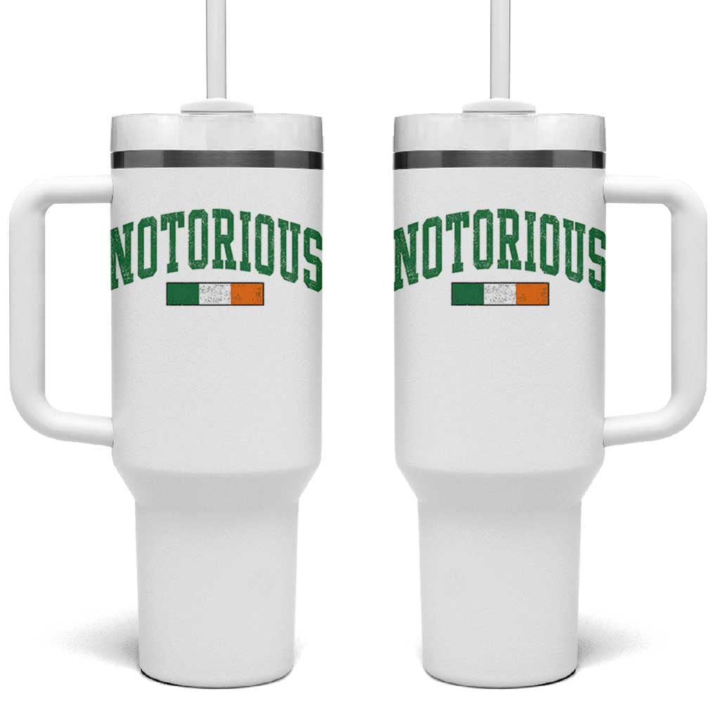 Vintage Irish Flag Notorious Tumbler With Handle Boxing Fans
