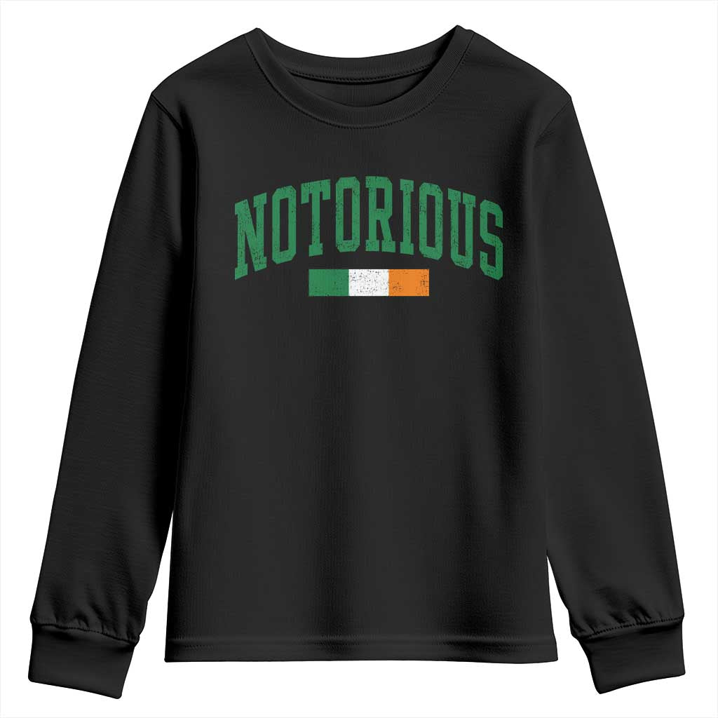 Vintage Irish Flag Notorious Youth Sweatshirt Boxing Fans