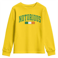 Vintage Irish Flag Notorious Youth Sweatshirt Boxing Fans