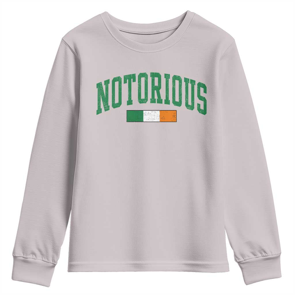 Vintage Irish Flag Notorious Youth Sweatshirt Boxing Fans