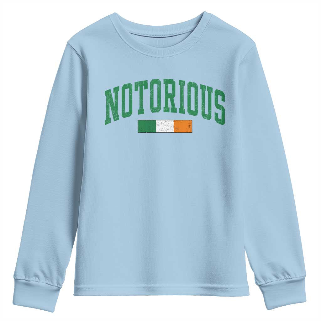 Vintage Irish Flag Notorious Youth Sweatshirt Boxing Fans