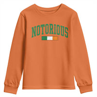 Vintage Irish Flag Notorious Youth Sweatshirt Boxing Fans