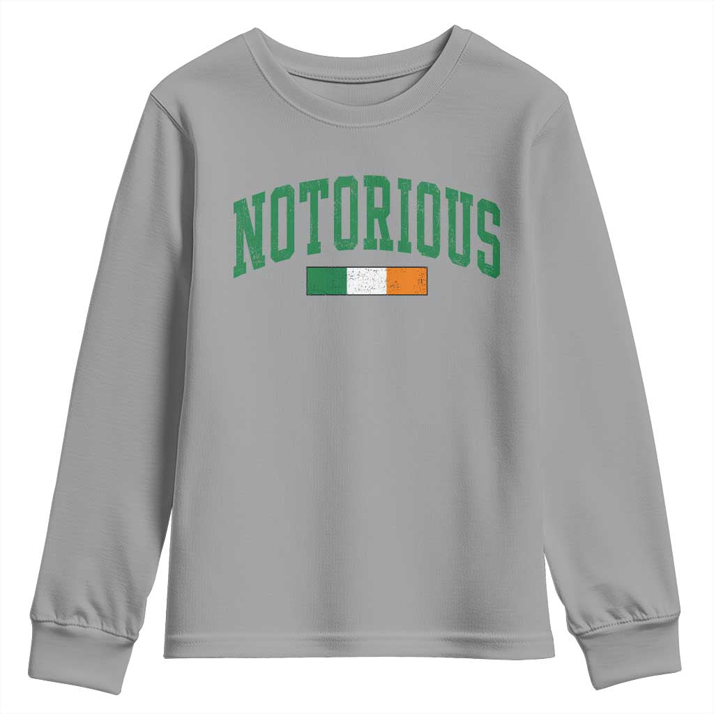 Vintage Irish Flag Notorious Youth Sweatshirt Boxing Fans