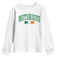 Vintage Irish Flag Notorious Youth Sweatshirt Boxing Fans
